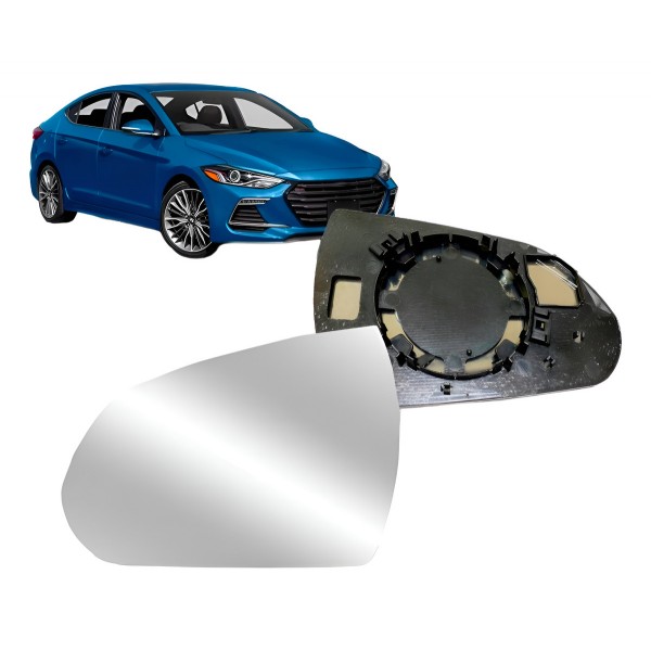 Lente De Retrovisor Com Base Elantra 2017 2018
