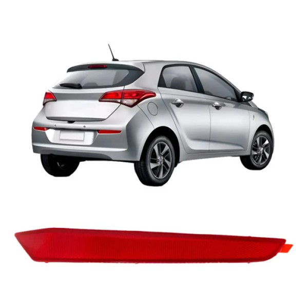 Refletor Parachoque Traseiro Hb20 Hatch 2016 A 2019