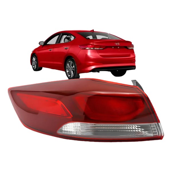 Lanterna Elantra 2017 2018 Canto Com Led