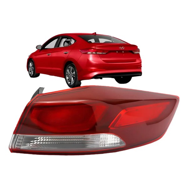 Lanterna Elantra 2017 2018 Canto Com Led