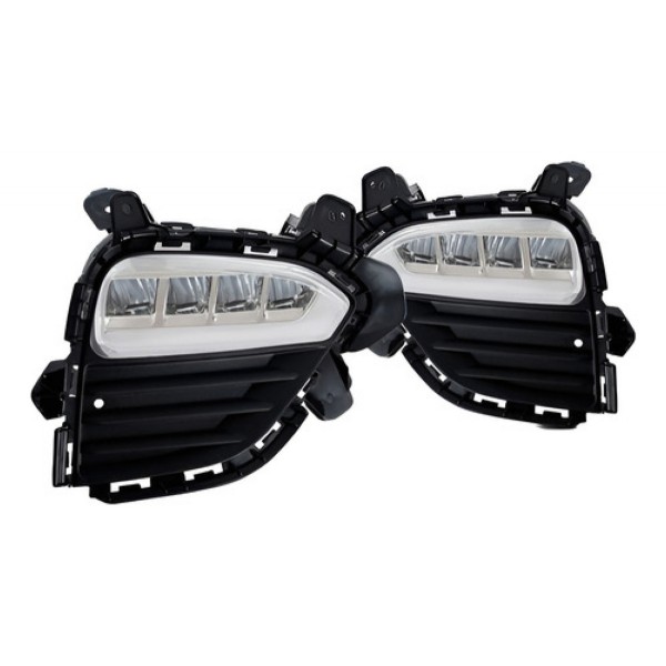 Kit Farol Milha Creta Attitude 2017 2018 2019 2020 Com Led