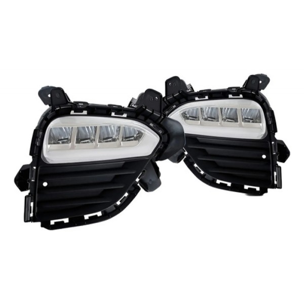 Kit Farol Milha Creta Pulse 2017 2018 2019 2020 Com Led