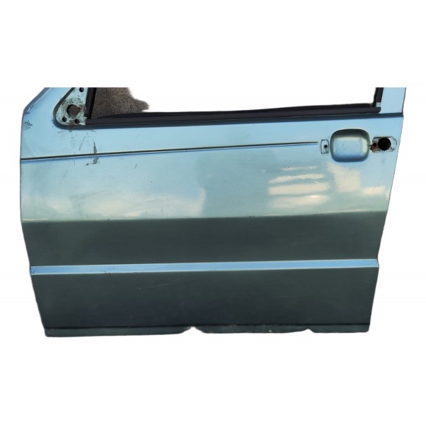 Porta Dianteira Esquerda Uno Antigo 1995 A 2000 Dianteira Esquerda Esverdeado