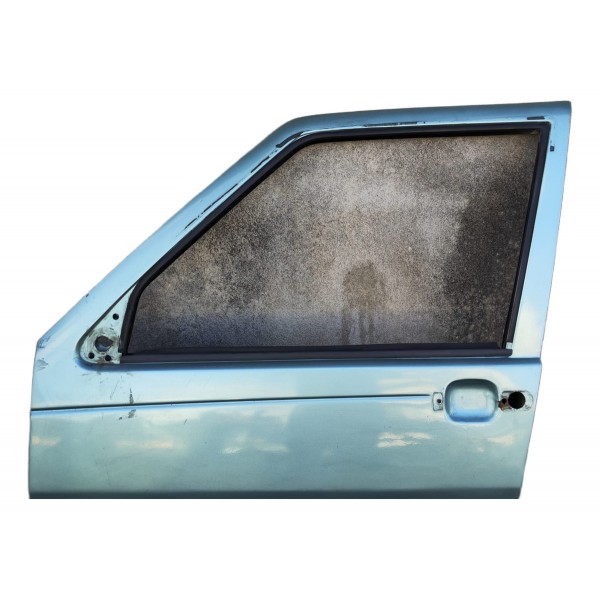 Porta Dianteira Esquerda Uno Antigo 1995 A 2000 Dianteira Esquerda Esverdeado