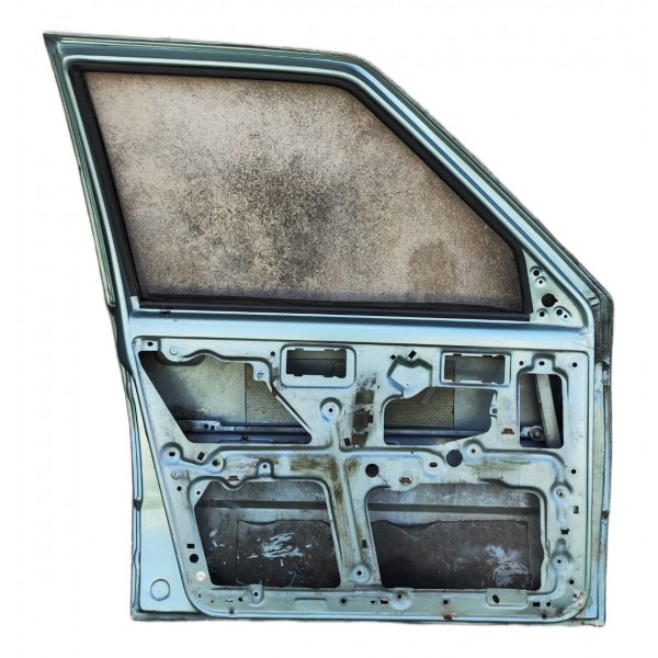 Porta Dianteira Esquerda Uno Antigo 1995 A 2000 Dianteira Esquerda Esverdeado