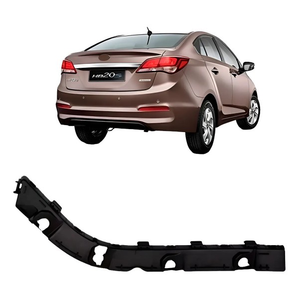 Guia Suporte Parachoque Traseiro Hb20s 2013 2014 2015 A 2019