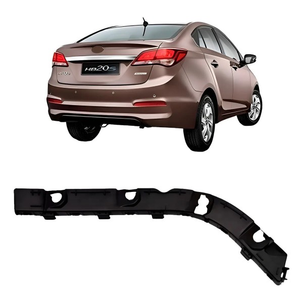 Guia Suporte Parachoque Traseiro Hb20s 2013 2014 2015 A 2019