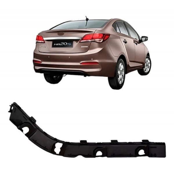 Guia Suporte Parachoque Traseiro Hb20s 2013 2014 2015 A 2019