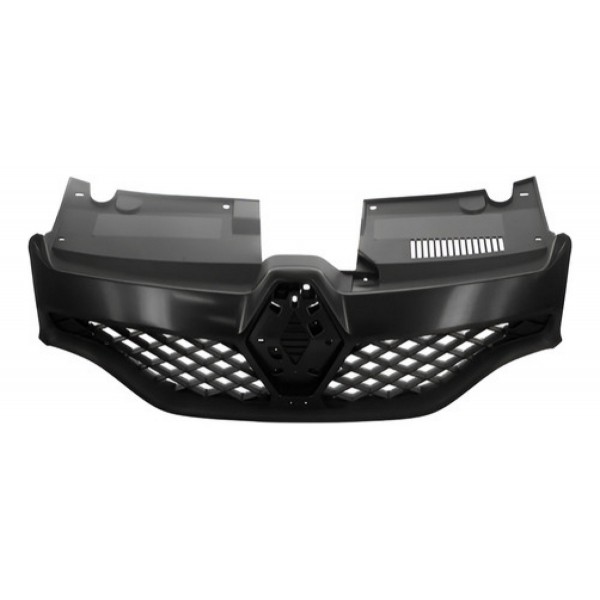 Grade Radiador Sandero Rs Colmeia 2015 A 2019 Preto