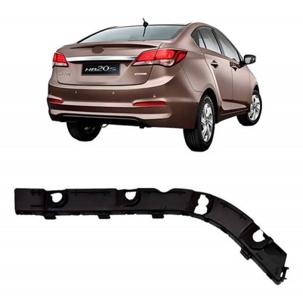 Guia Suporte Parachoque Traseiro Hb20s 2013 2014 2015 2016