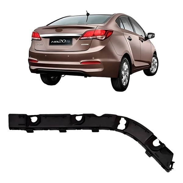 Guia Suporte Parachoque Traseiro Hb20s 2013 2014 2015 2016