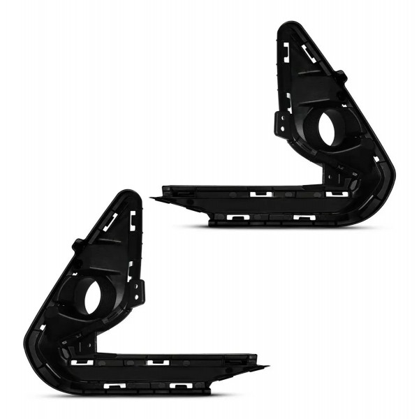 Par Grade Lateral Parachoque Dianteiro Hb20 2020 2021 Oferta Preto