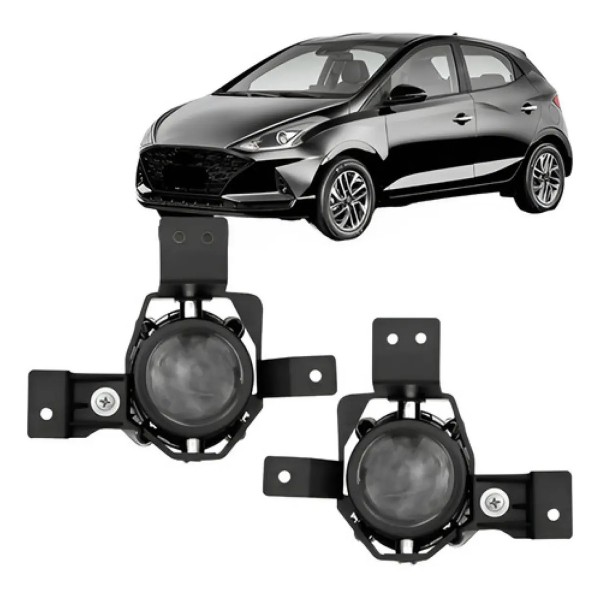 Par Farol Milha Auxiliar Hb20 2020 2021 Modelo Original