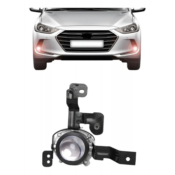 Farol Milha Elantra 2017 2018 Com Suporte Modelo Original