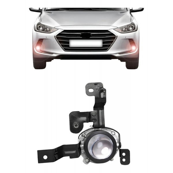 Farol Milha Elantra 2017 2018 Com Suporte Modelo Original