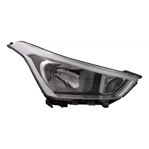 Farol Para Hyundai Creta 2017 2018 2019 2020 Manual Cromado
