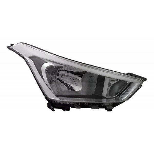 Farol Para Hyundai Creta 2017 2018 2019 2020 Manual Cromado