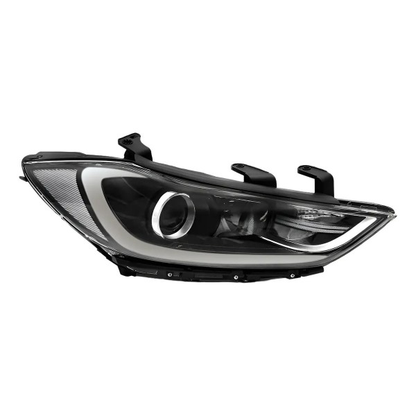 Farol Elantra 2017 2018 Com Projetor Sem Led Com Motor