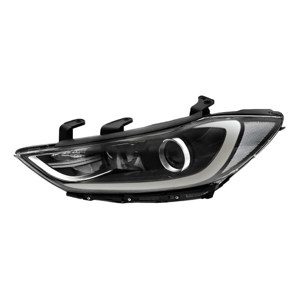 Farol Elantra 2017 2018 Com Projetor Sem Led Com Motor