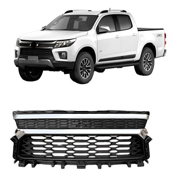 Grade S10 2021 Até 2024 C/friso Cromado S/ Emblema