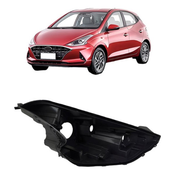 Carcaça Farol Para Hyundai Hb20 2020 2021 2022
