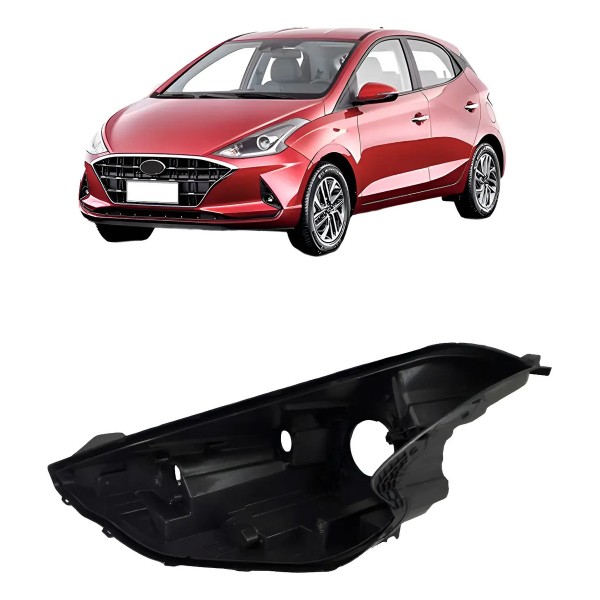 Carcaça Farol Para Hyundai Hb20 2020 2021 2022
