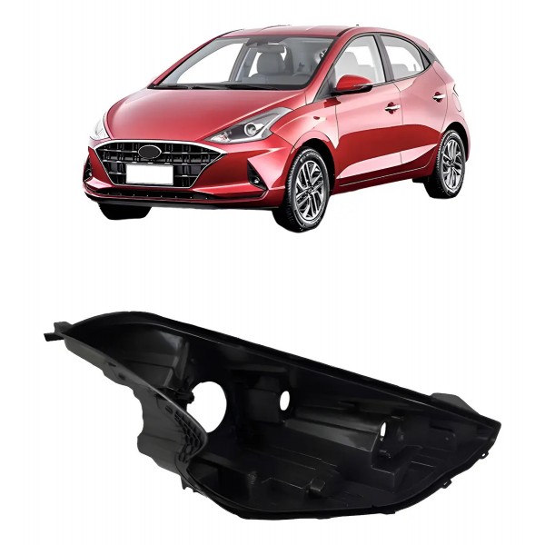 Carcaça Farol Para Hyundai Hb20 2020 2021 2022