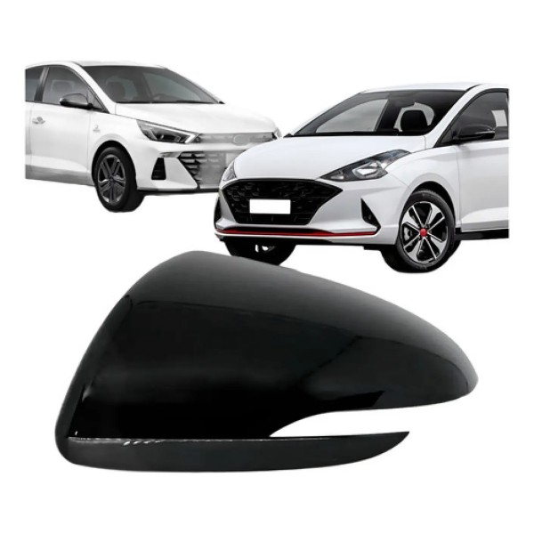 Capa Retrovisor Hb20 Com Furo Pisca  2020 A 2023
