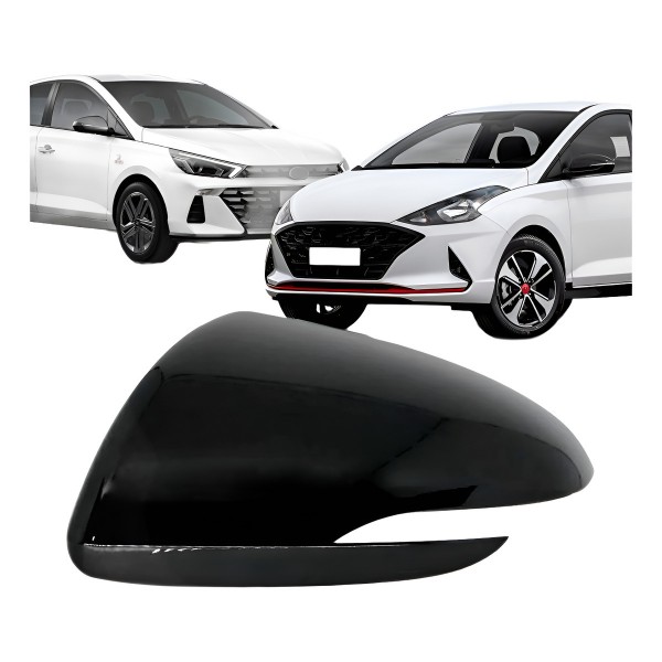 Capa Retrovisor Hb20 Com Furo Pisca  2020 A 2023