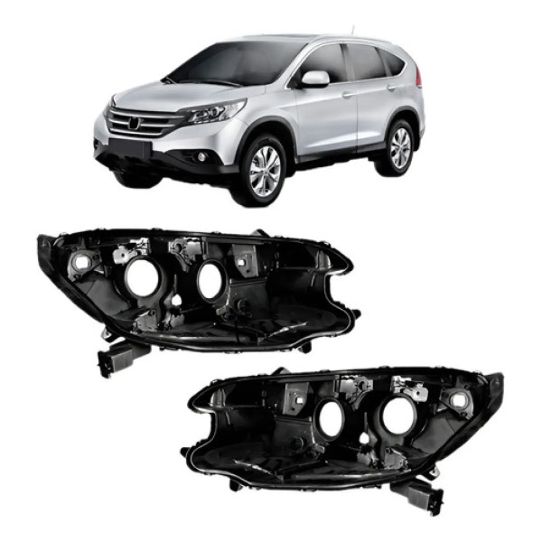 Par Carcaça Farol Com Regulador Crv 2012 2013 2014 2015