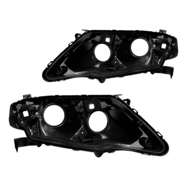 Par Carcaça De Farol Honda City 2014 2015 2016 2017