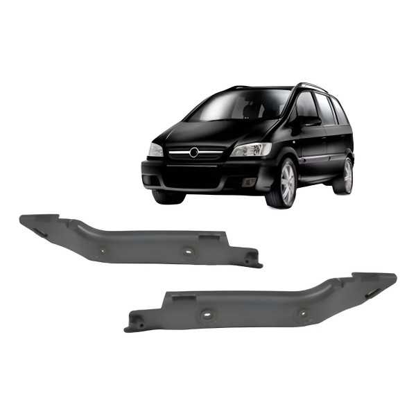 Par Suporte Guia Parachoque Dianteiro Zafira 2001 A 2012