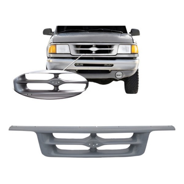 Grade Ranger Xlt Stx Xl 1993 1994 1995 1996 1997 Cinza Cinza