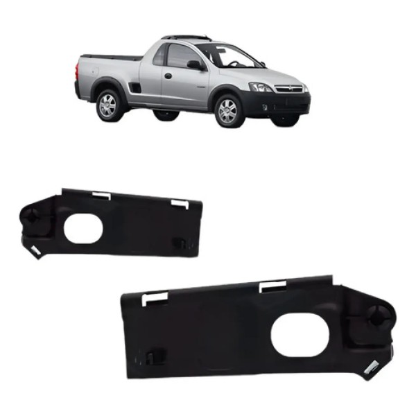 Par Guia Parachoque Dianteiro Corsa Montana 2003 A 2011
