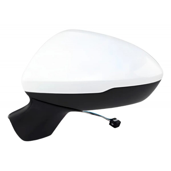 Retrovisor Externo Eletrico Cruze 2017 A 2024 Branco 3 Fios
