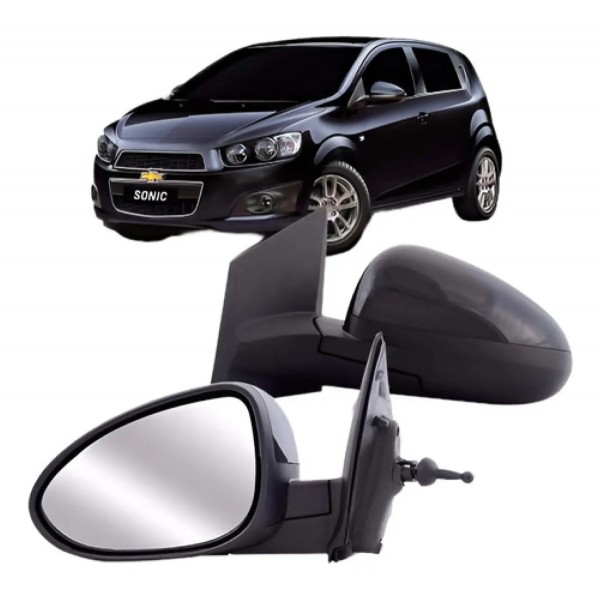 Retrovisor Sonic Chevrolet 2012 2013 Manual Esquerdo