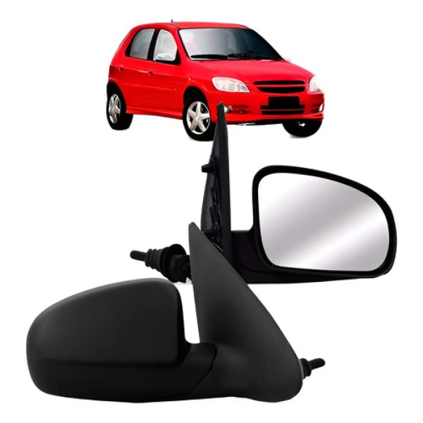 Par Retrovisor Celta 2 E 4 Portas 2001 A 2006 Com Controle