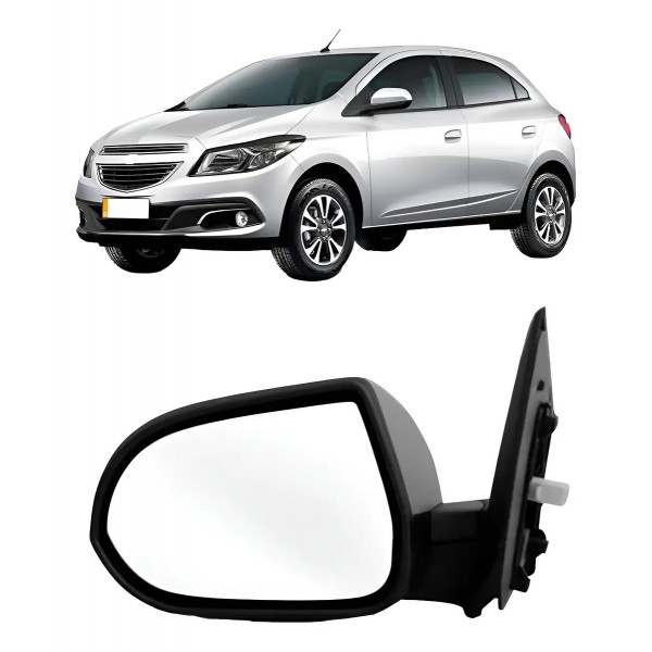 Retrovisor Onix 2012 2013 A 2017 Elétrico Capa Lisa Primer