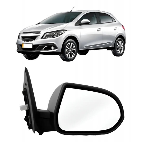 Retrovisor Onix 2012 2013 A 2017 Elétrico Capa Lisa Primer