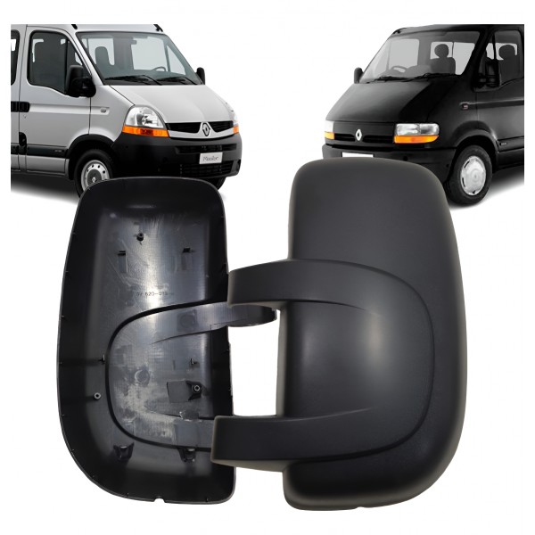 Capa Espelho Retrovisor Master 2003 A 2012 Lado Esquerdo Preto