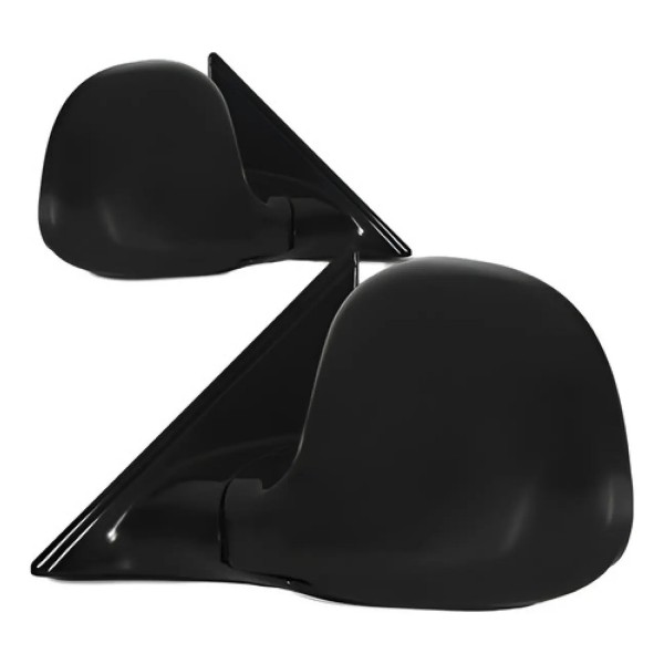 Par Retrovisor S10 1995 1996 97 98 1999 2000 Fixo Preto Liso