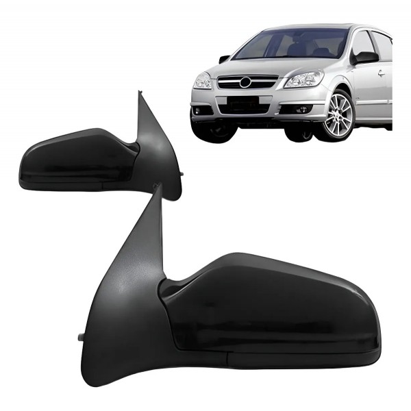 Par Retrovisor Vectra 2006 2007 08 2009 Eletrico Preto Novo