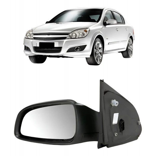 Retrovisor Vectra 2006 2007 2008 2009 Eletrico Preto Novo