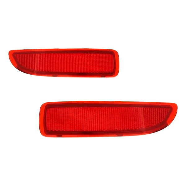 Par Refletor Parachoque Traseiro Corsa Hatch 03 A 09 Rubi Vermelho