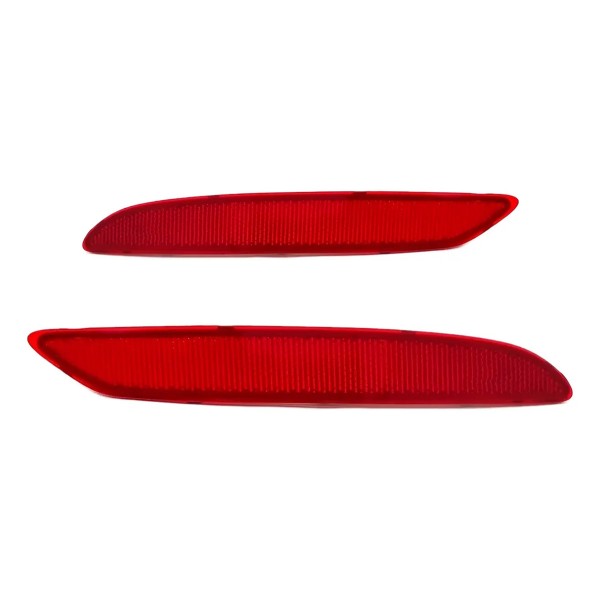 Par Refletor Parachoque Traseiro Onix Sedan 2020 2021 2022 Vermelho