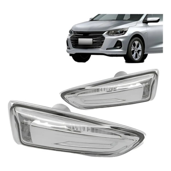 Par Lanterna Lateral Cristal Onix 2020 2021 2022
