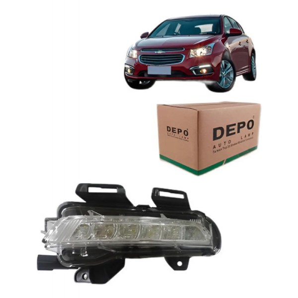 Milha Auxiliar Daylight Dianteiro Cruze 2015 2016 Led Le