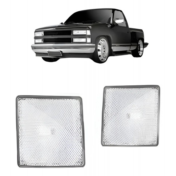 Jogo Pisca Seta Silverado 1997 98 99 00 01 02 2003 Cristal