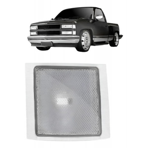 Pisca Seta Silverado 1997 1998 1999 2000 01 02 2003 Cristal