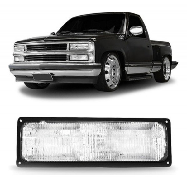 Pisca Seta Inferior Farol Silverado 1993 A 2001 Cristal